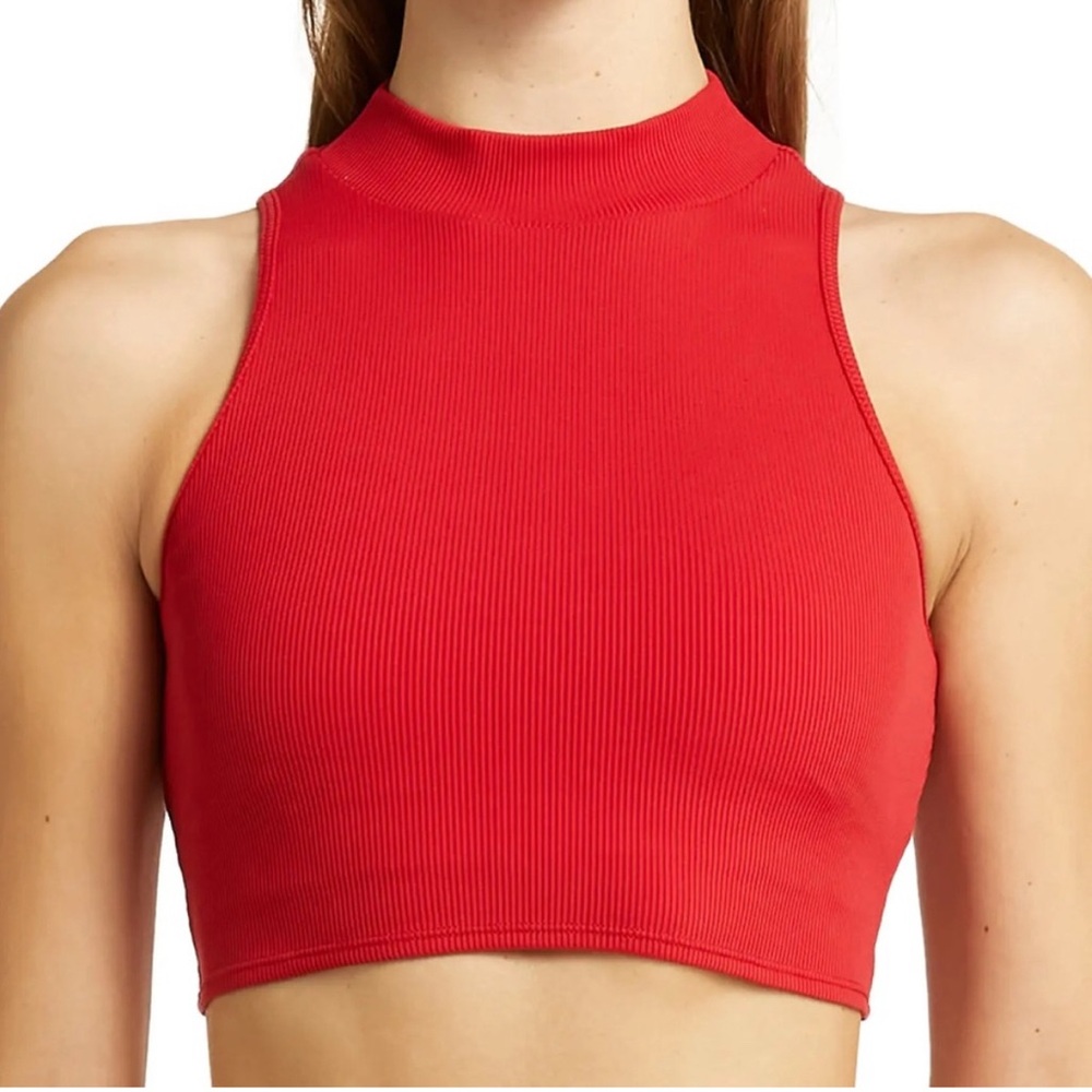 ALO Goddess Rib Cropped Dynamite Tank